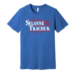 Selanne & Tkachuk '92 - Winnipeg Hockey Legends Political Campaign Parody T-Shirt - Hyper Than Hype Shirts