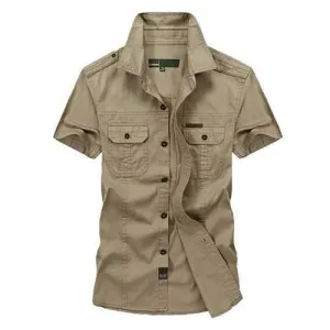 Short Sleeve Cotton Work Shirts