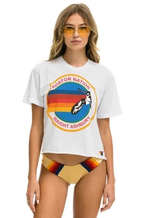 SIGNATURE HAIGHT ASHBURY BOYFRIEND TEE - WHITE