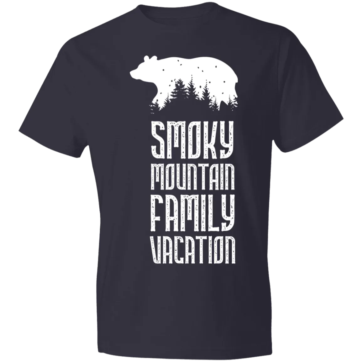 Smoky Mountain Family Vacation Bear (White) - Men's Tee