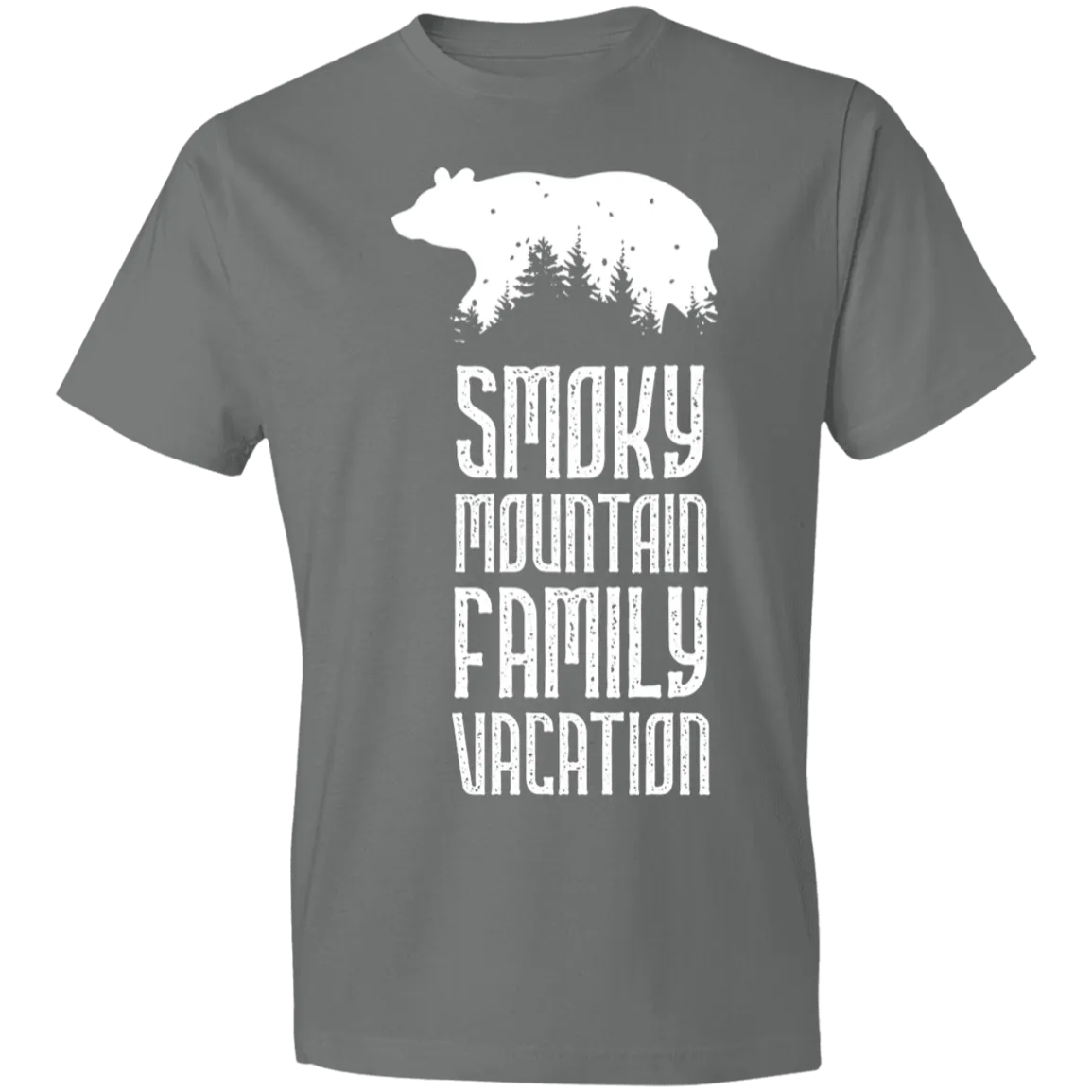 Smoky Mountain Family Vacation Bear (White) - Men's Tee