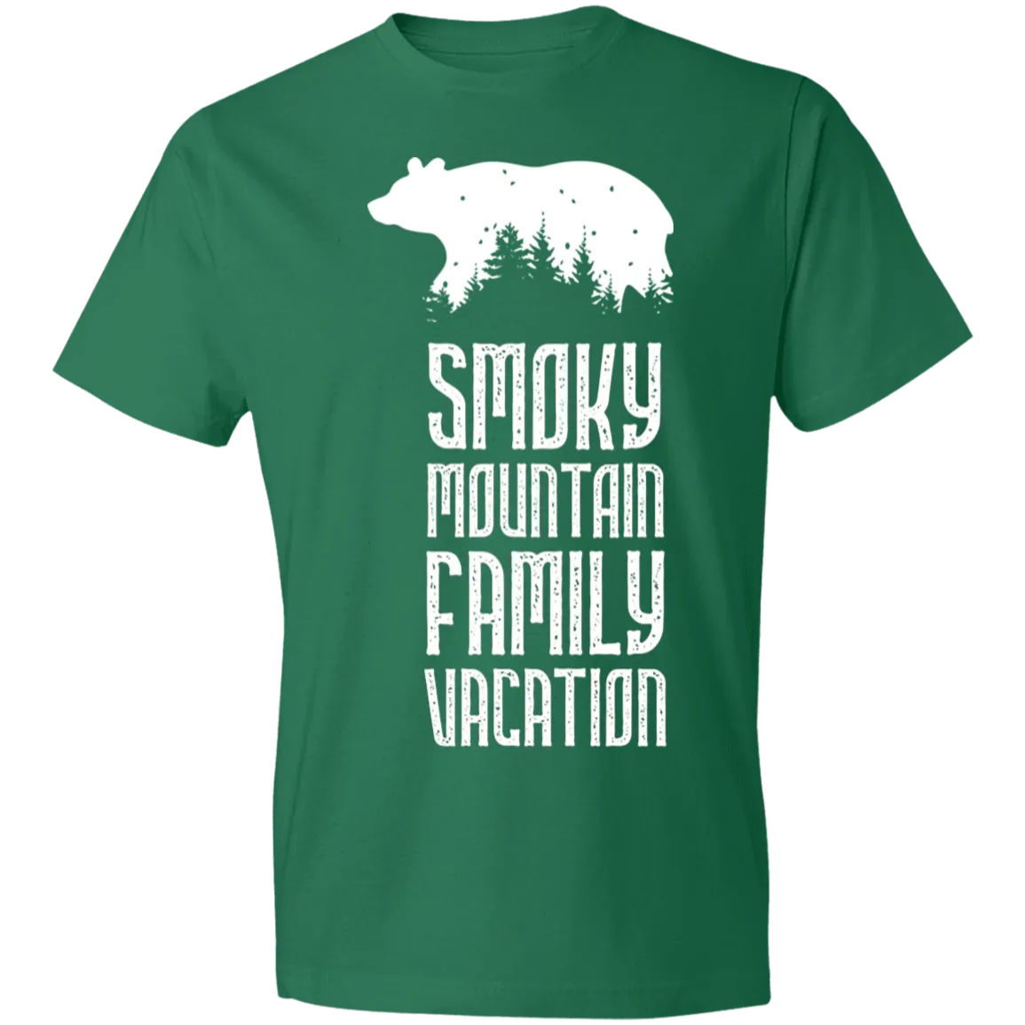 Smoky Mountain Family Vacation Bear (White) - Men's Tee
