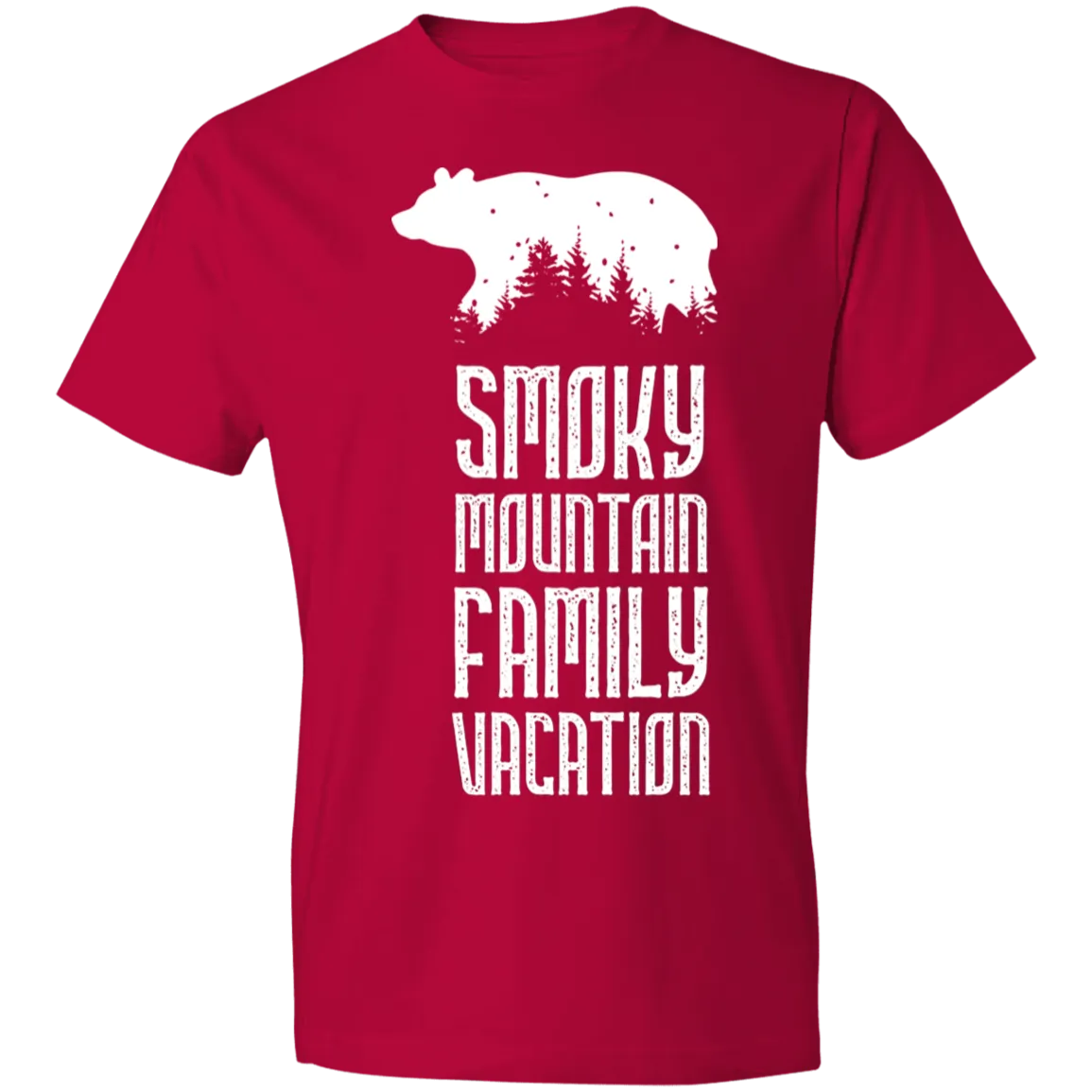 Smoky Mountain Family Vacation Bear (White) - Men's Tee