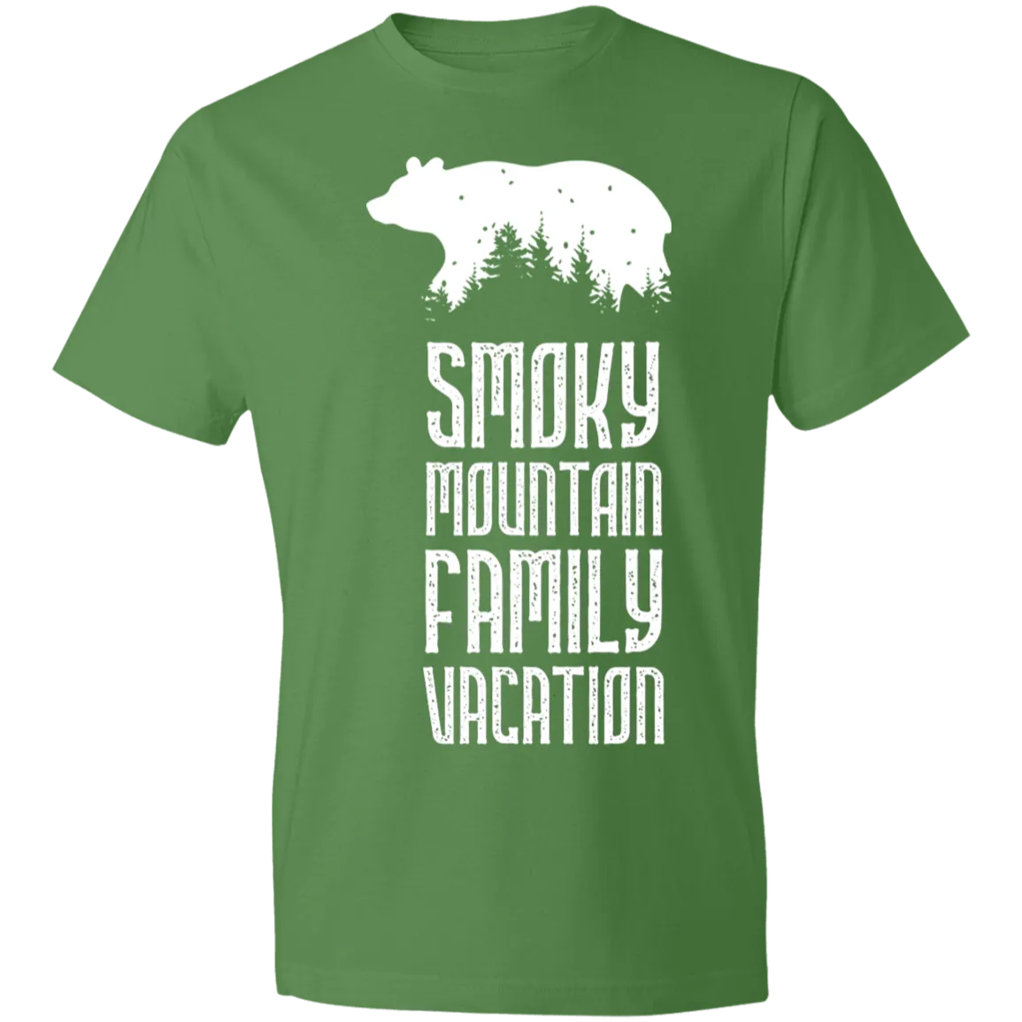 Smoky Mountain Family Vacation Bear (White) - Men's Tee