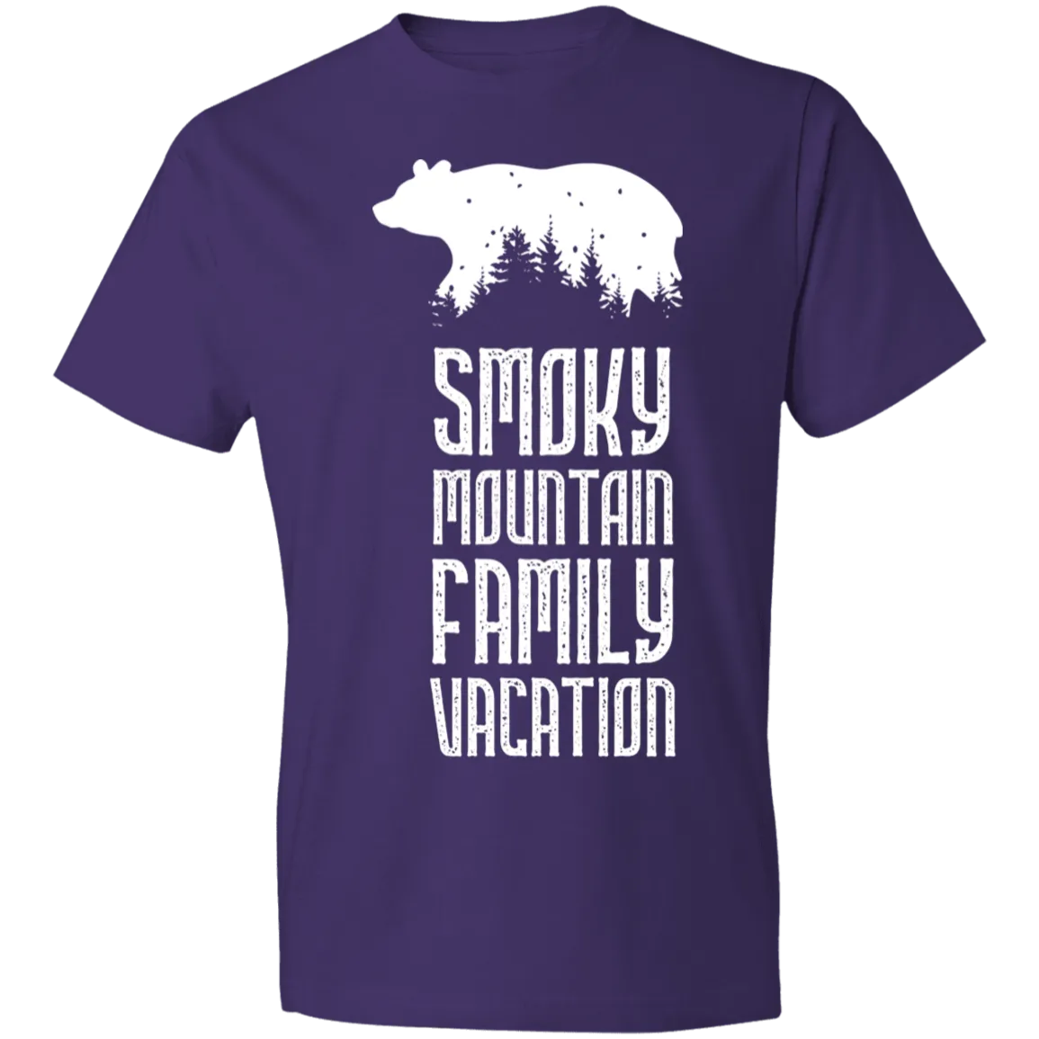 Smoky Mountain Family Vacation Bear (White) - Men's Tee