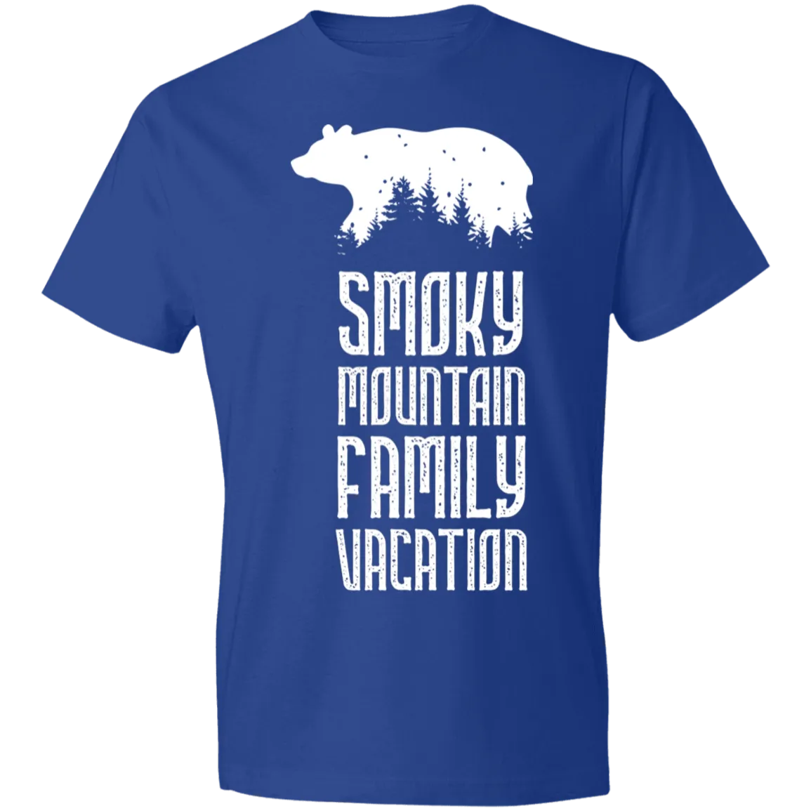 Smoky Mountain Family Vacation Bear (White) - Men's Tee