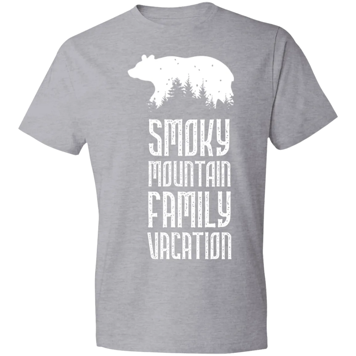 Smoky Mountain Family Vacation Bear (White) - Men's Tee