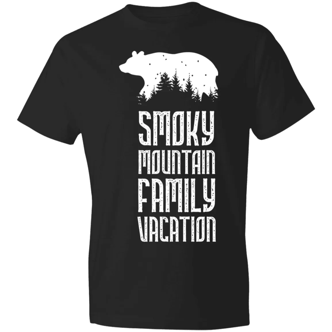 Smoky Mountain Family Vacation Bear (White) - Men's Tee