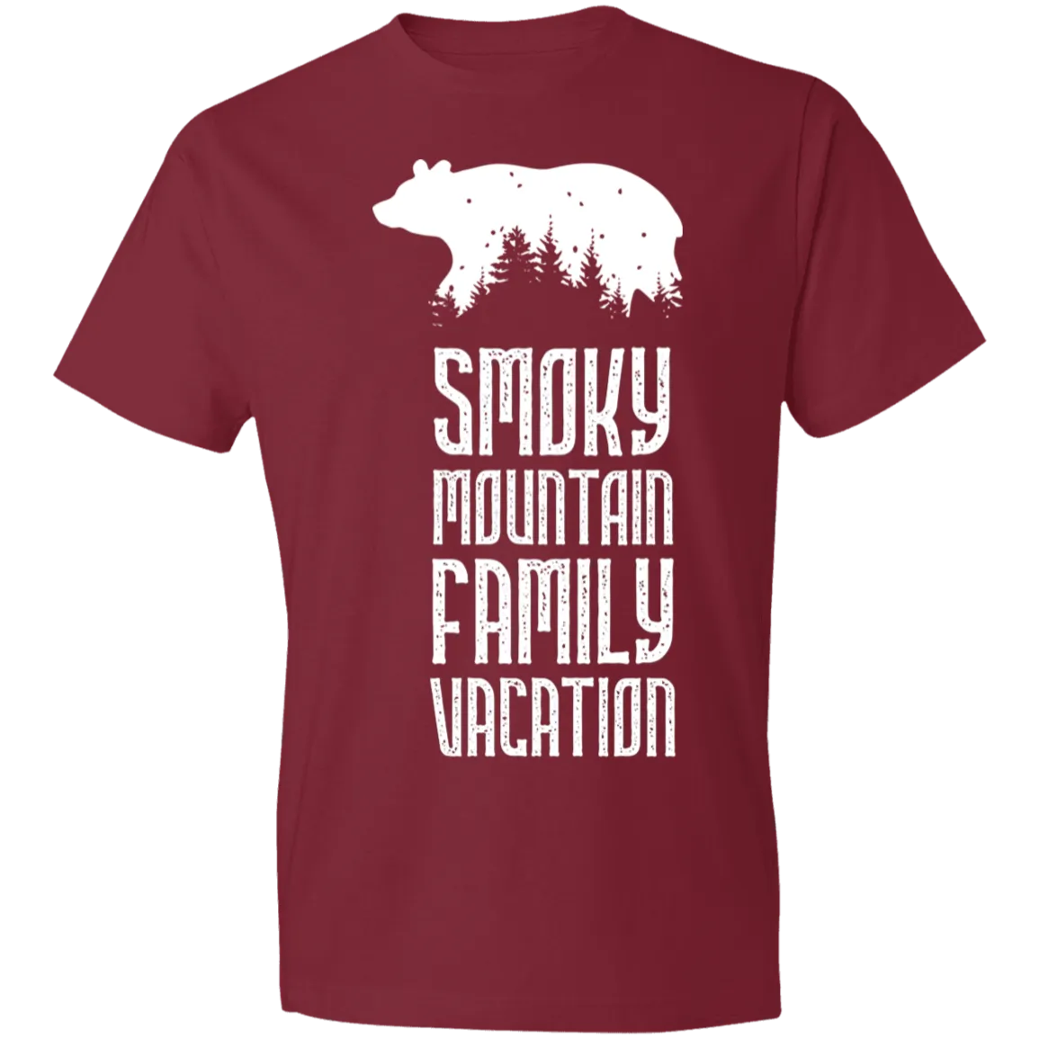 Smoky Mountain Family Vacation Bear (White) - Men's Tee