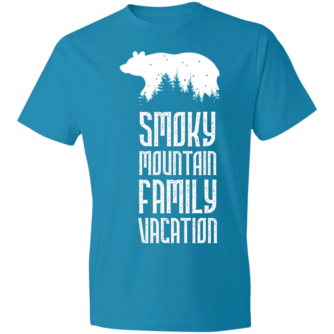 Smoky Mountain Family Vacation Bear (White) - Men's Tee