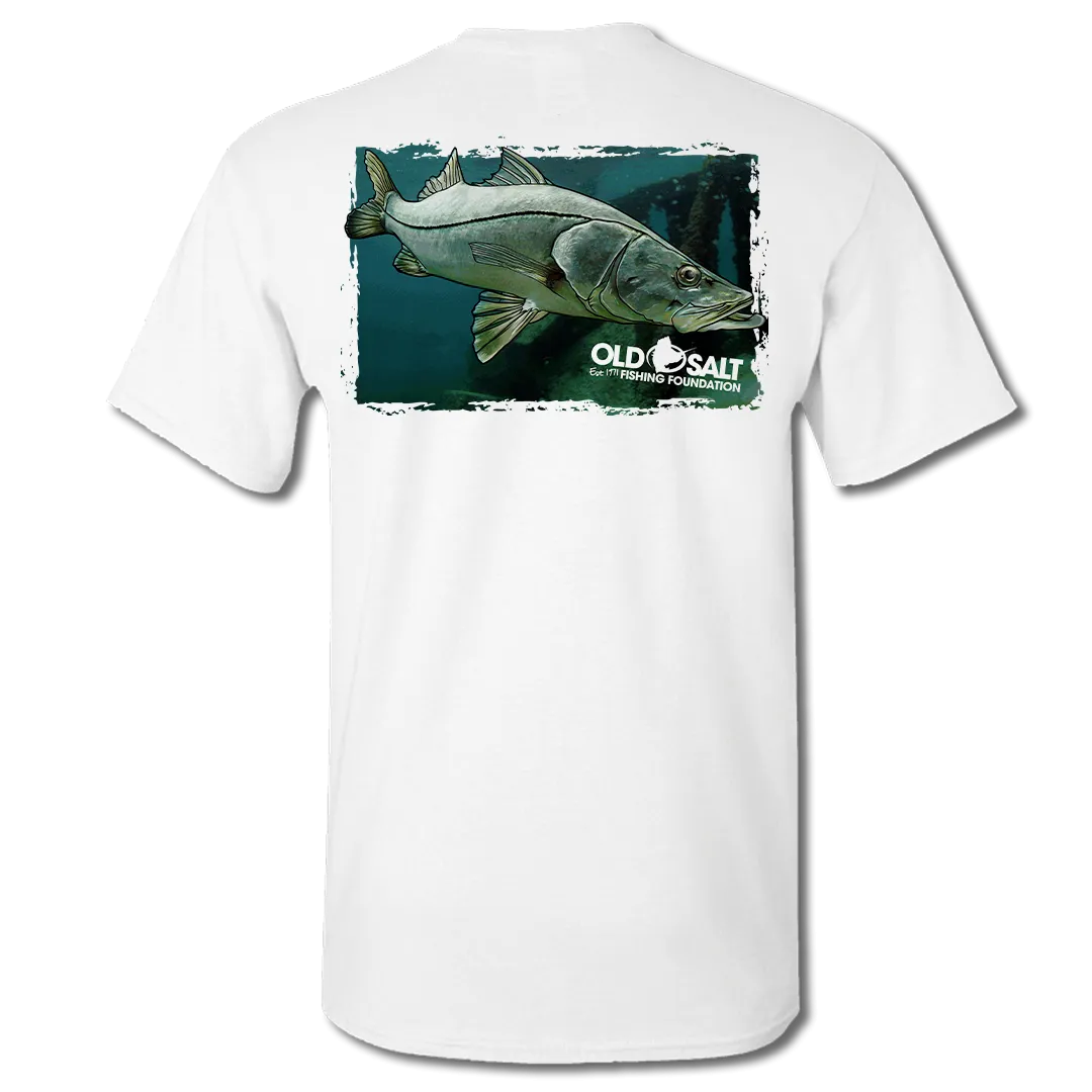 Snookin - SHORT SLEEVE COTTON BLEND FISHING T-SHIRT