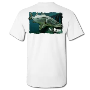 Snookin - SHORT SLEEVE COTTON BLEND FISHING T-SHIRT