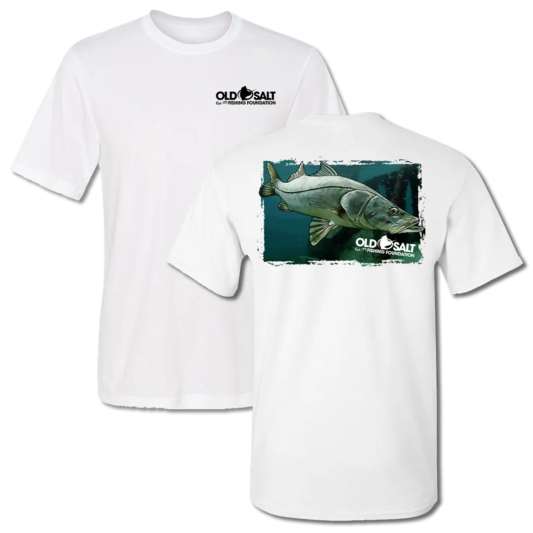 Snookin - SHORT SLEEVE COTTON BLEND FISHING T-SHIRT