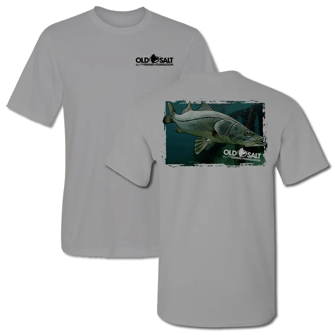 Snookin - SHORT SLEEVE COTTON BLEND FISHING T-SHIRT