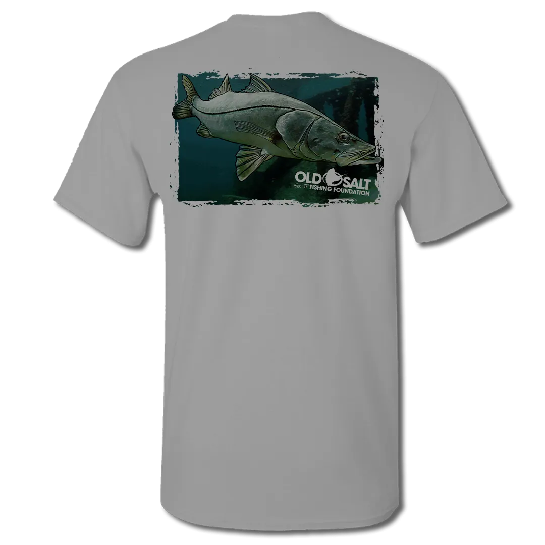 Snookin - SHORT SLEEVE COTTON BLEND FISHING T-SHIRT