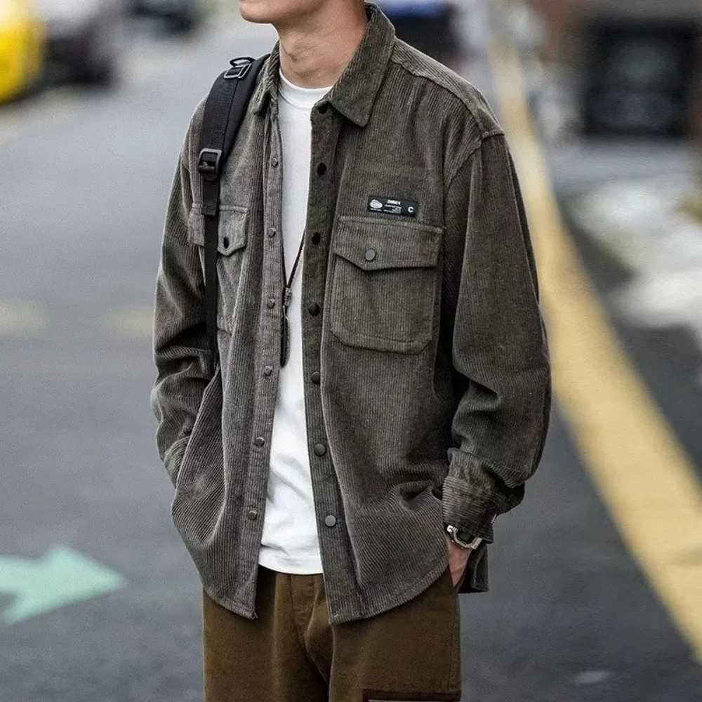 Solid Corduroy Shirt