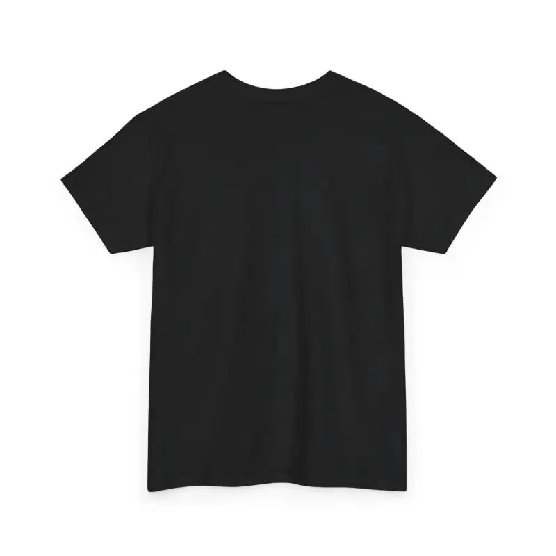 Spooky Halloween Mask Heavy Cotton Tee for Haunted Fun