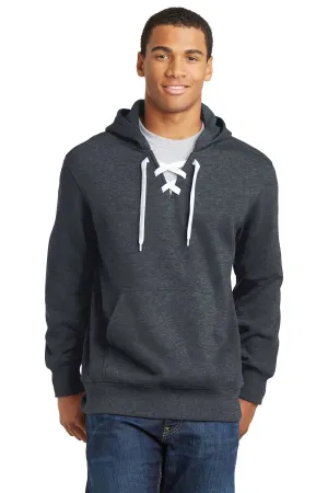 Sport-Tek Lace Up Pullover Hooded Sweatshirt. ST271 Graphite Heather
