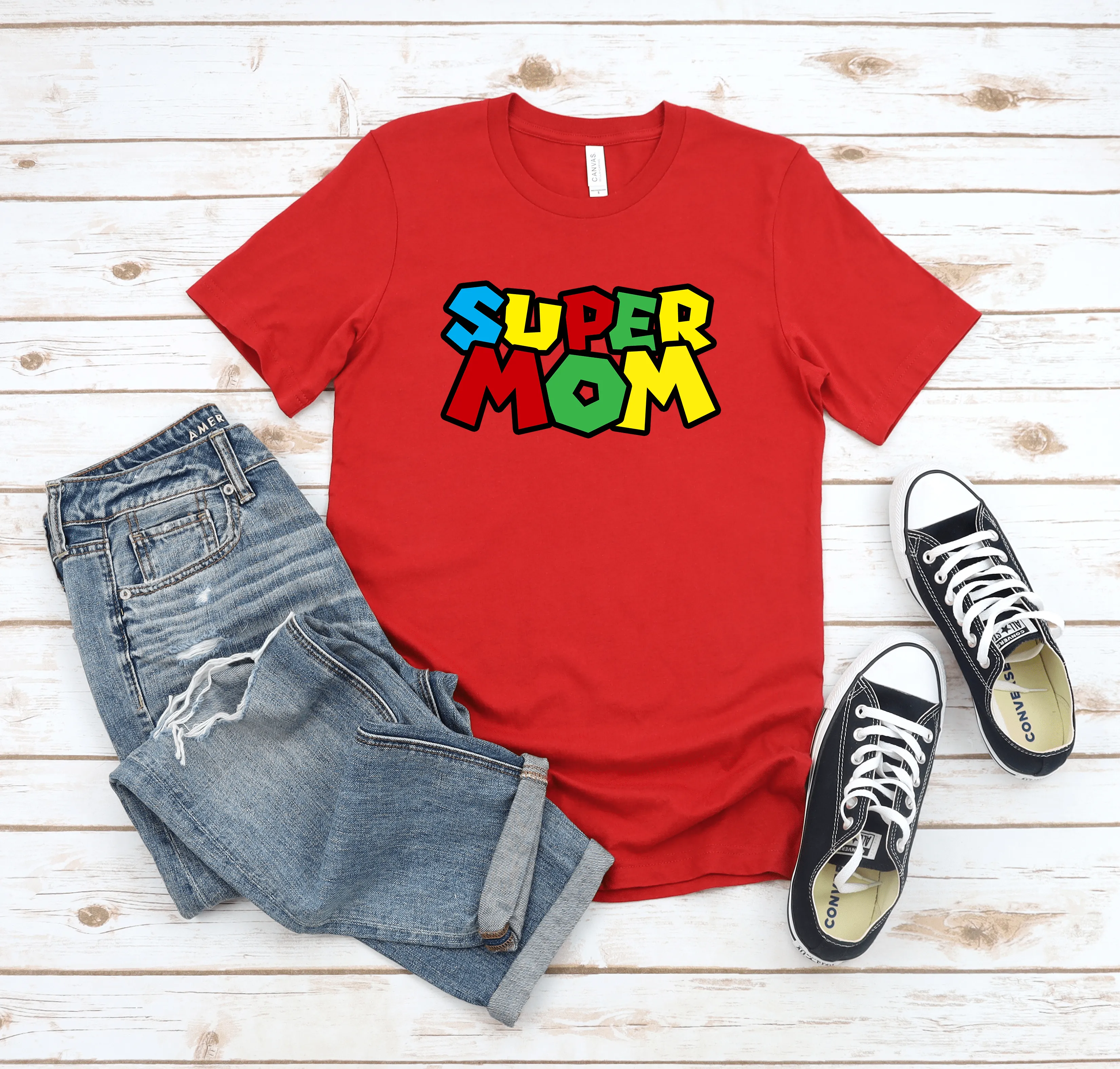 Super Mom Deluxe Mother's Day Shirt