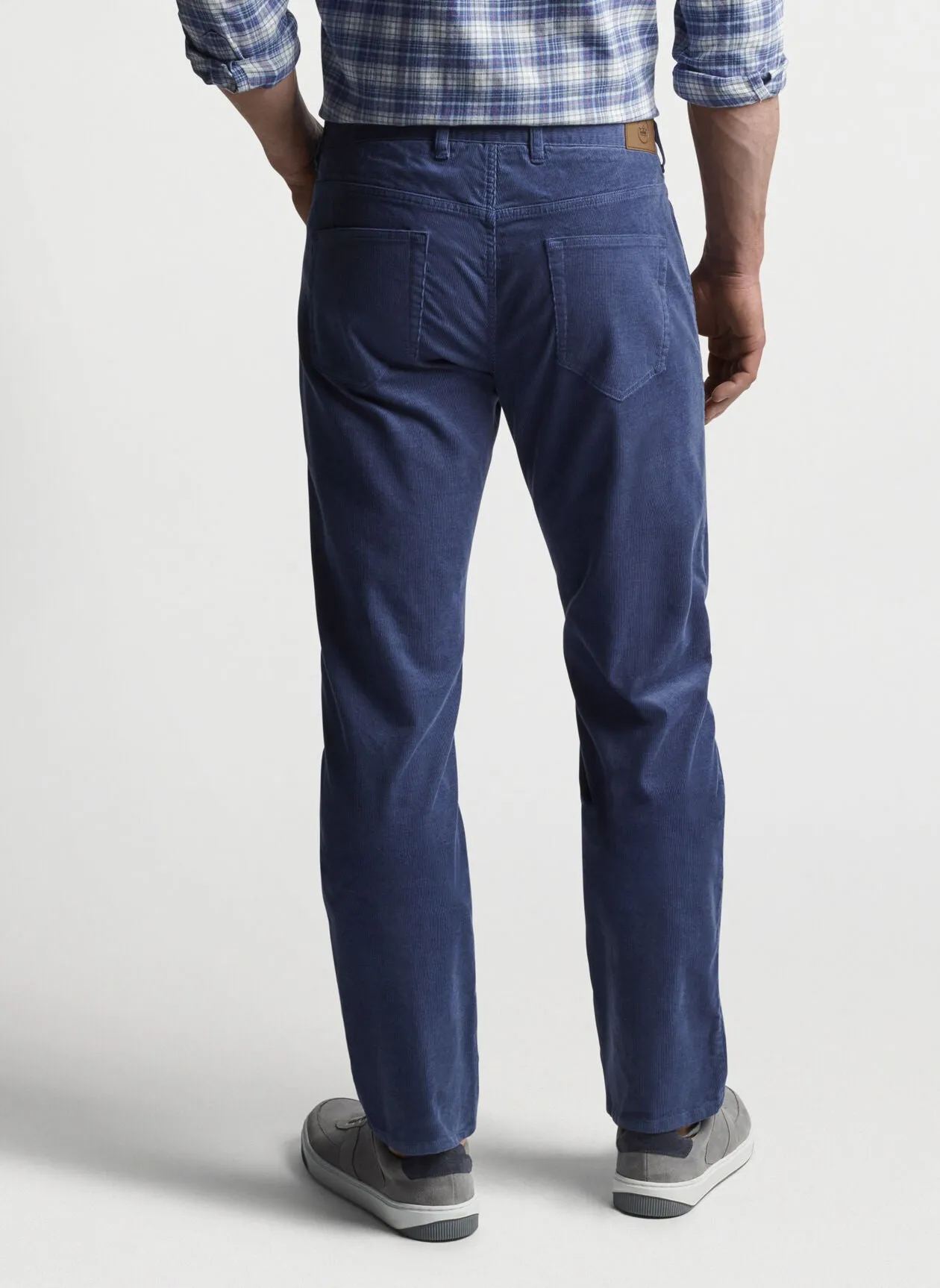 Superior Soft Corduroy Five-Pocket Pant- Ocean Blue