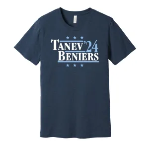 Tanev & Beniers '24 - Seattle Hockey Political Campaign Parody T-Shirt - Hyper Than Hype Shirts