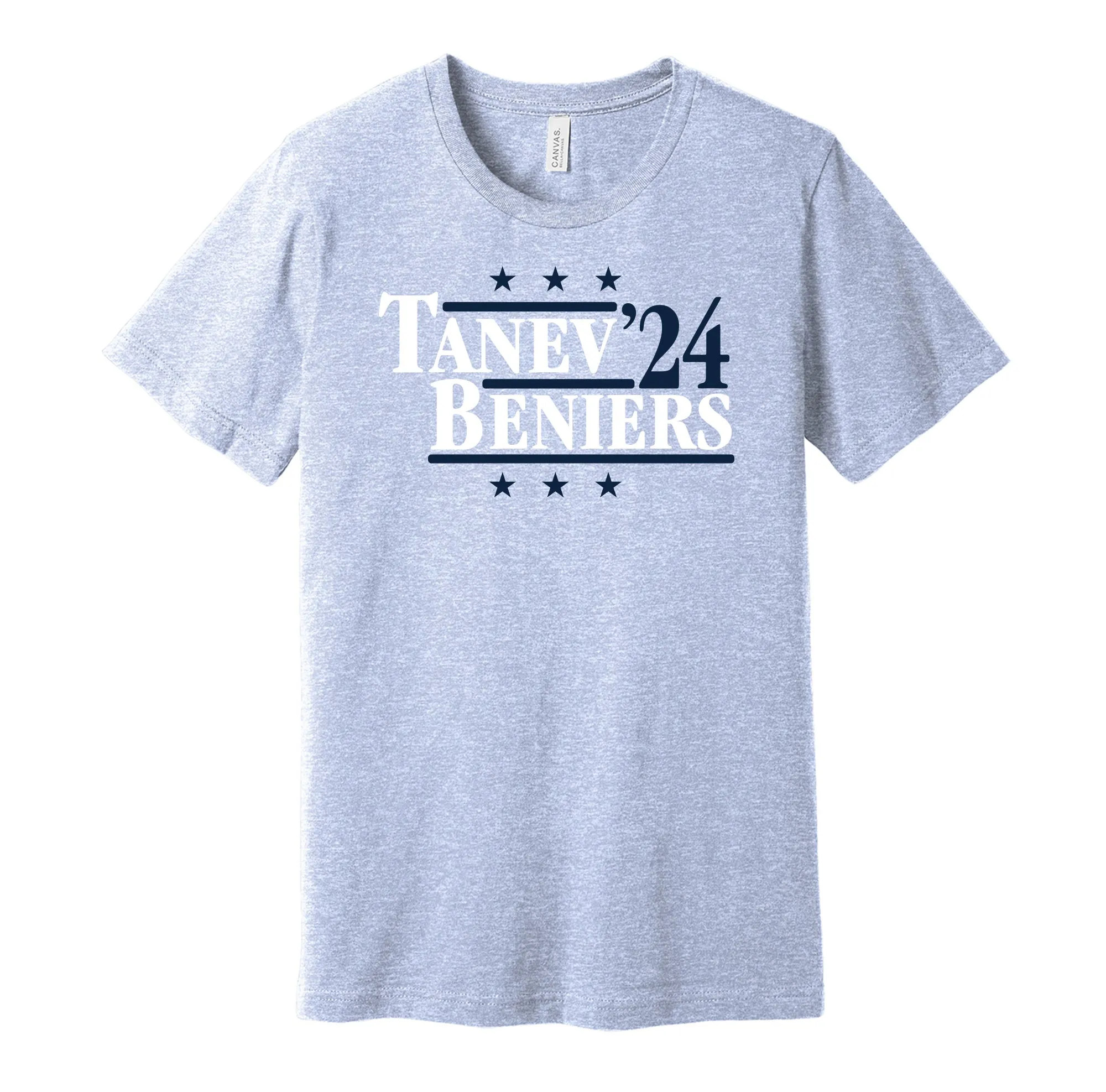 Tanev & Beniers '24 - Seattle Hockey Political Campaign Parody T-Shirt - Hyper Than Hype Shirts