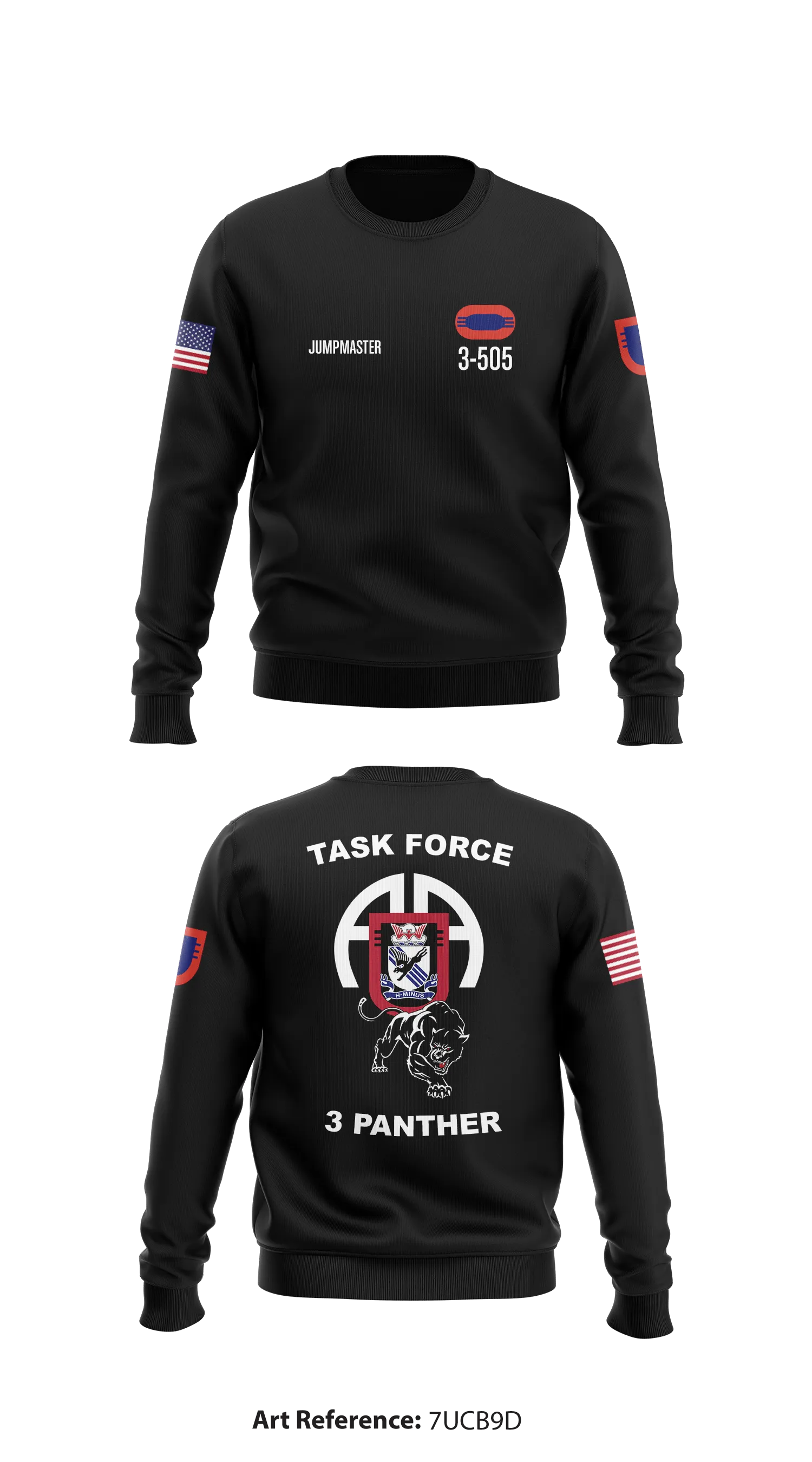Task Force 3/505 Store 1 Core Men's Crewneck Performance Sweatshirt - 7uCb9D