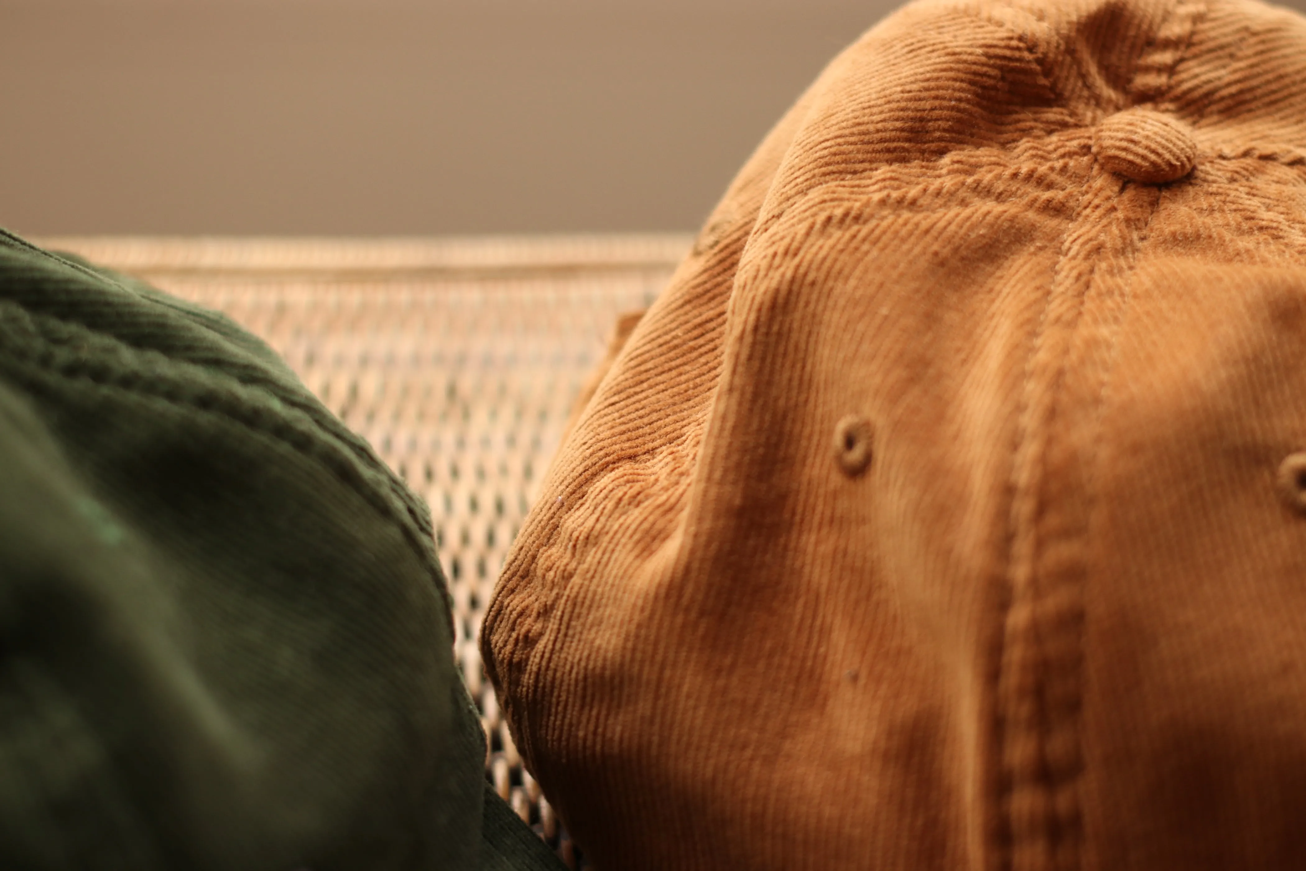 Temple Corduroy Cap - Dark Green