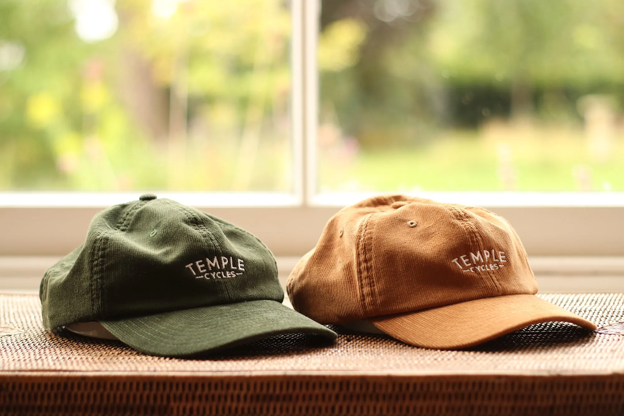 Temple Corduroy Cap - Dark Green