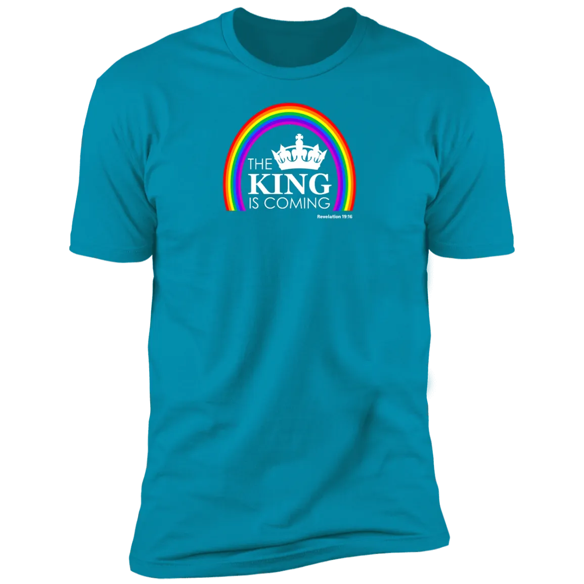 The King is Coming Men’s Premium Short Sleeve Tee Shirt