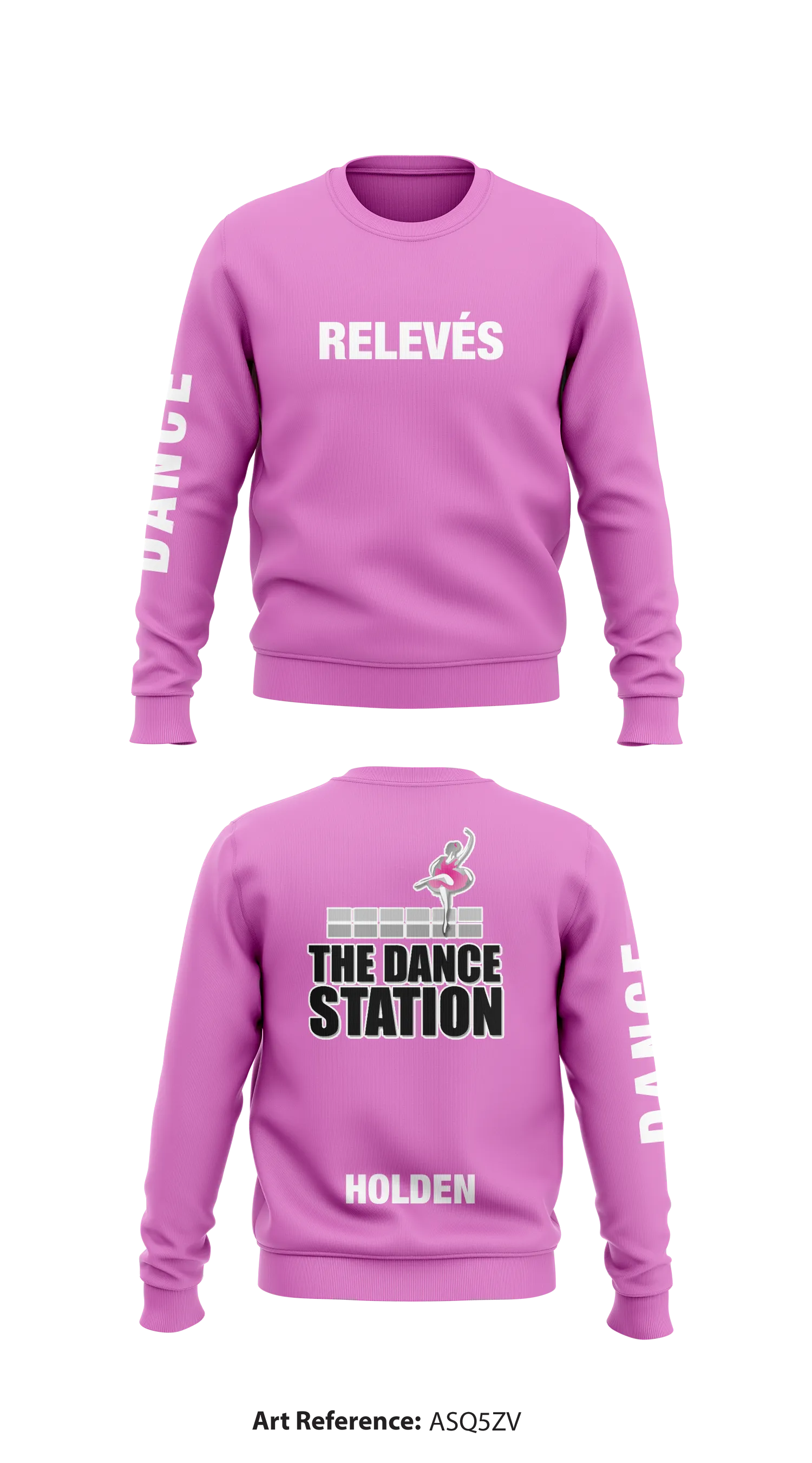 The Releves Core Men's Crewneck Performance Sweatshirt - aSQ5zV