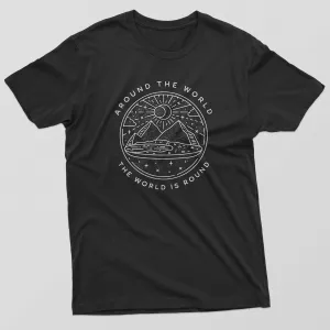 The World is Round Glober Mens T-Shirt