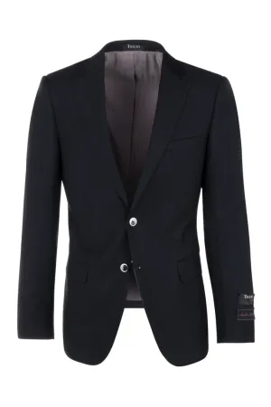 Tiglio Luxe Porto Navy Slim Fit Pure Wool Blazer TIG1002