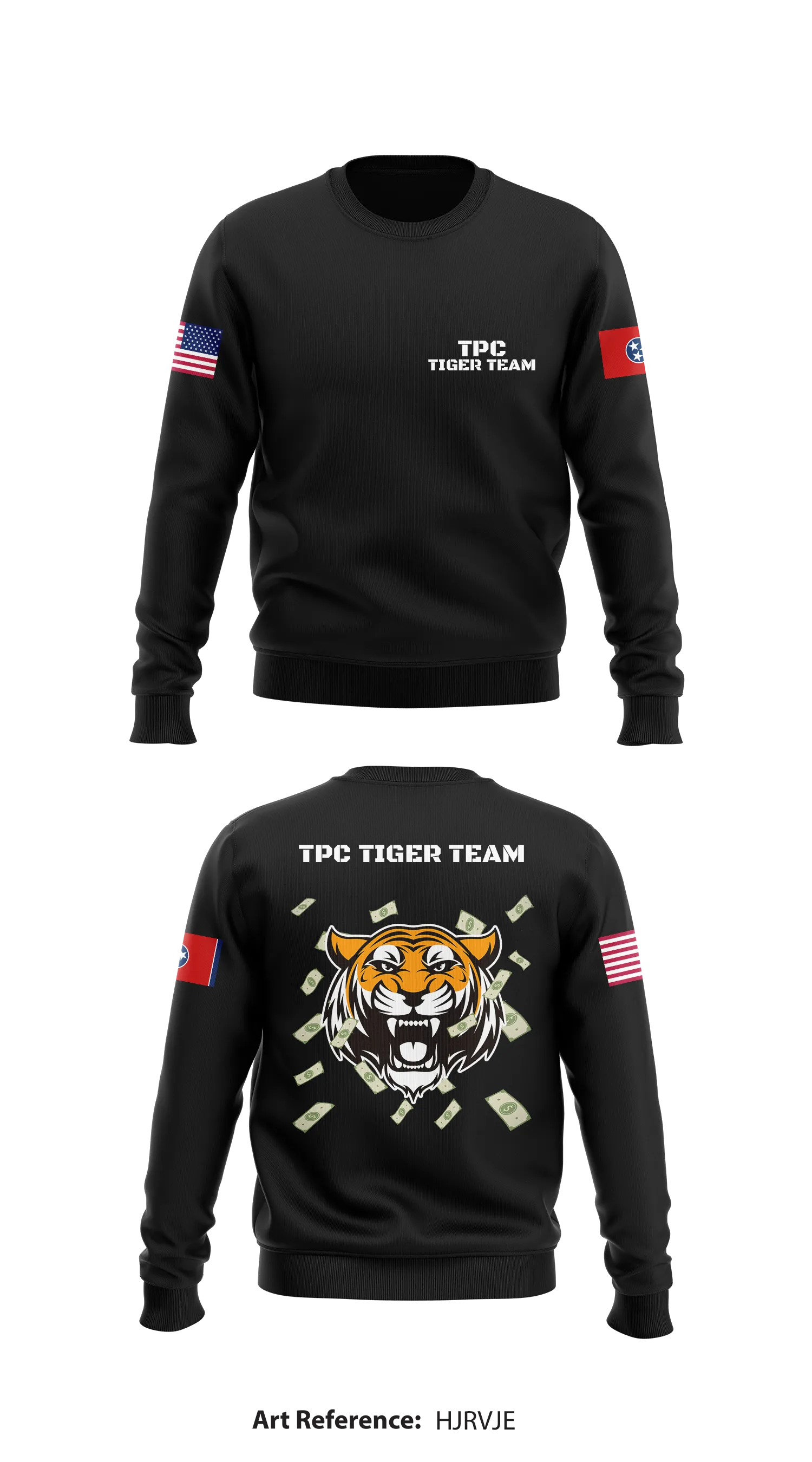 TPC Tiger Team Store 1 Core Men's Crewneck Performance Sweatshirt - hJrvJe