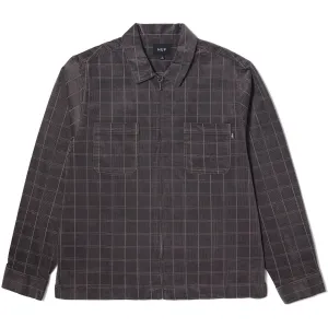 Trenton Zip Shacket (Raisin)