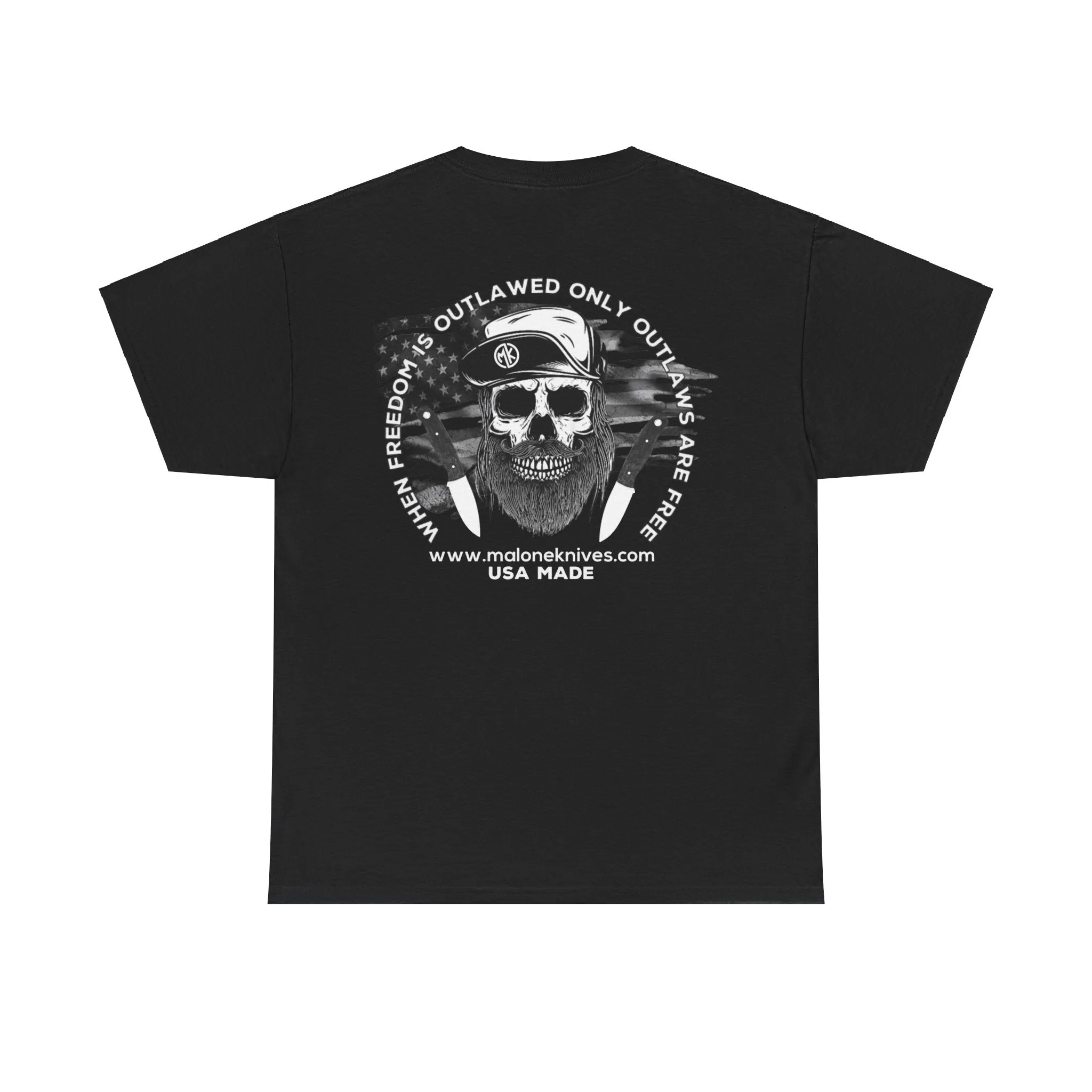 Unisex Heavy Cotton Tee - Outlaw Biker