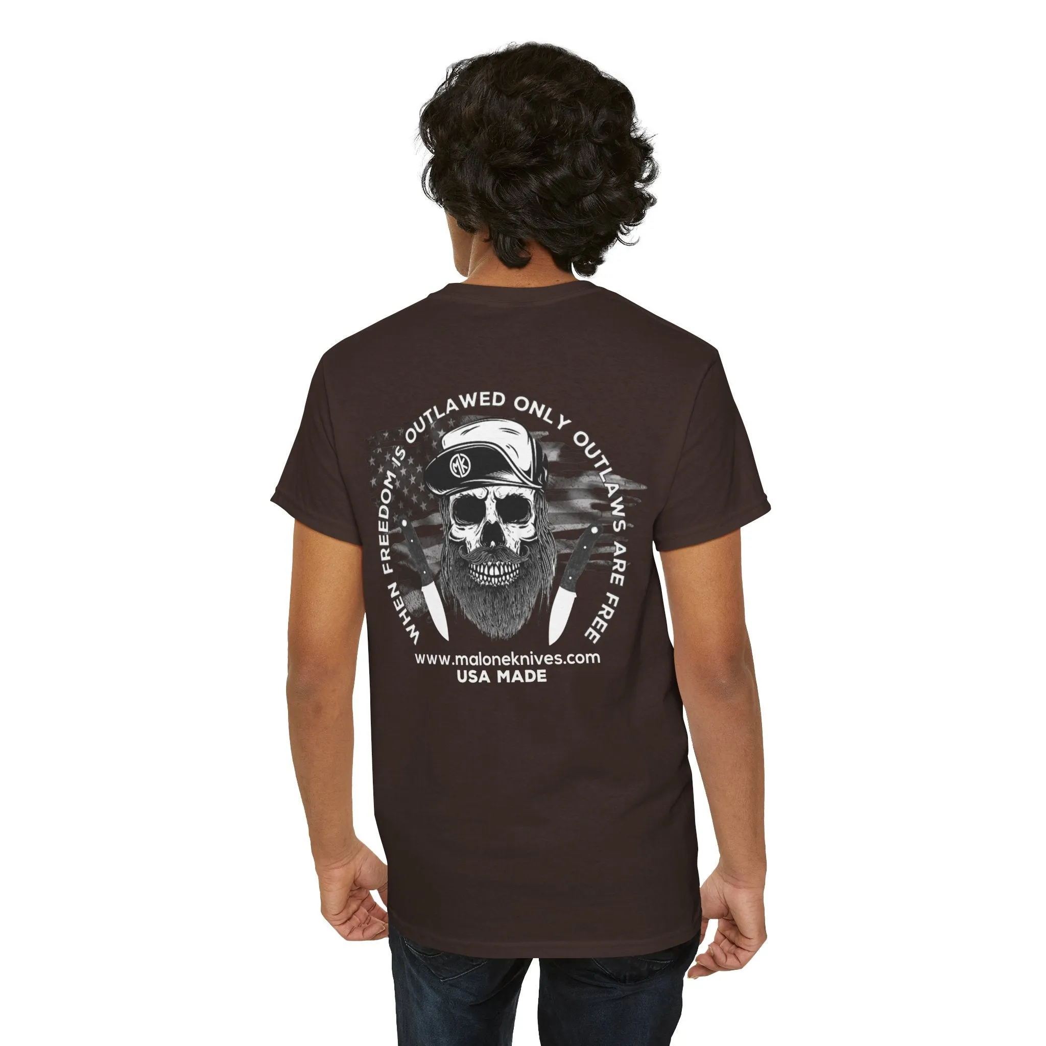 Unisex Heavy Cotton Tee - Outlaw Biker