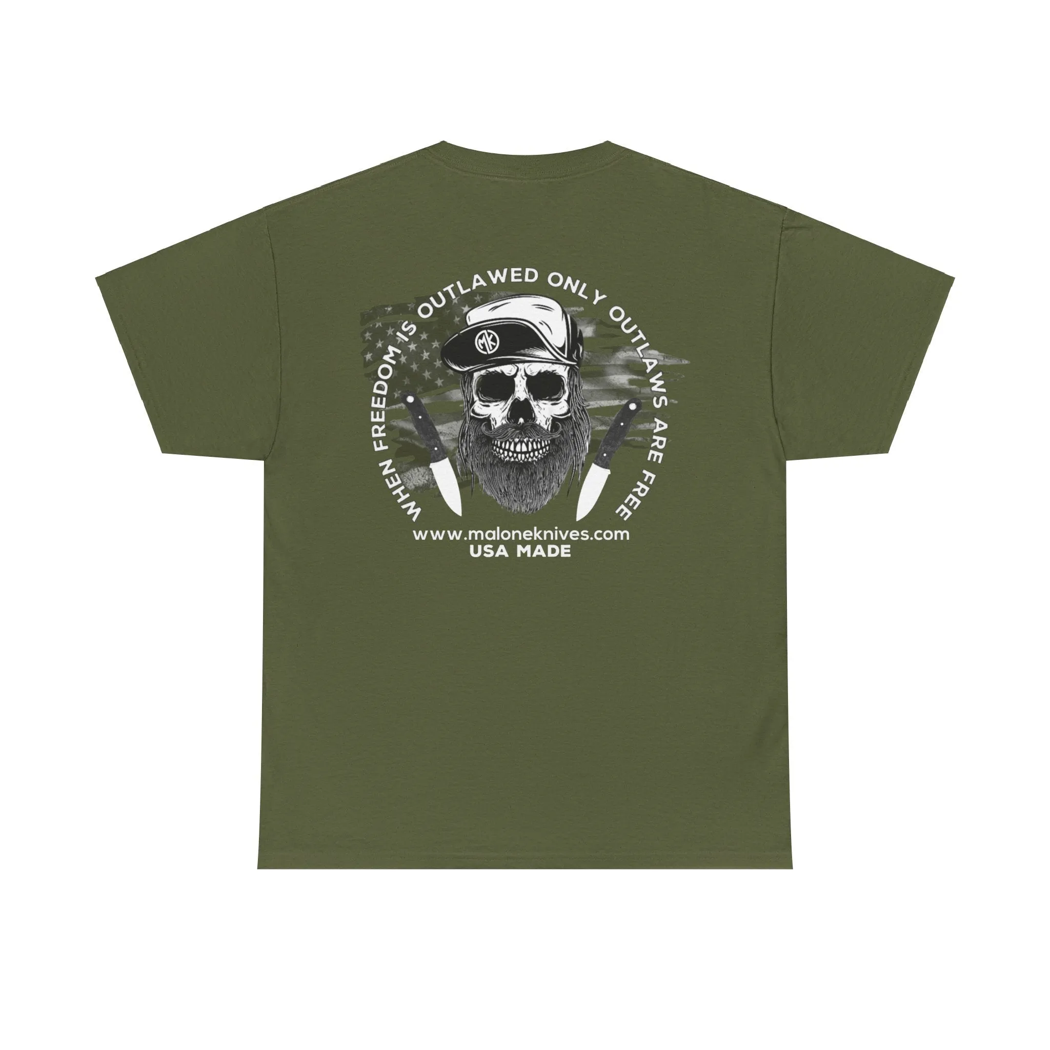 Unisex Heavy Cotton Tee - Outlaw Biker