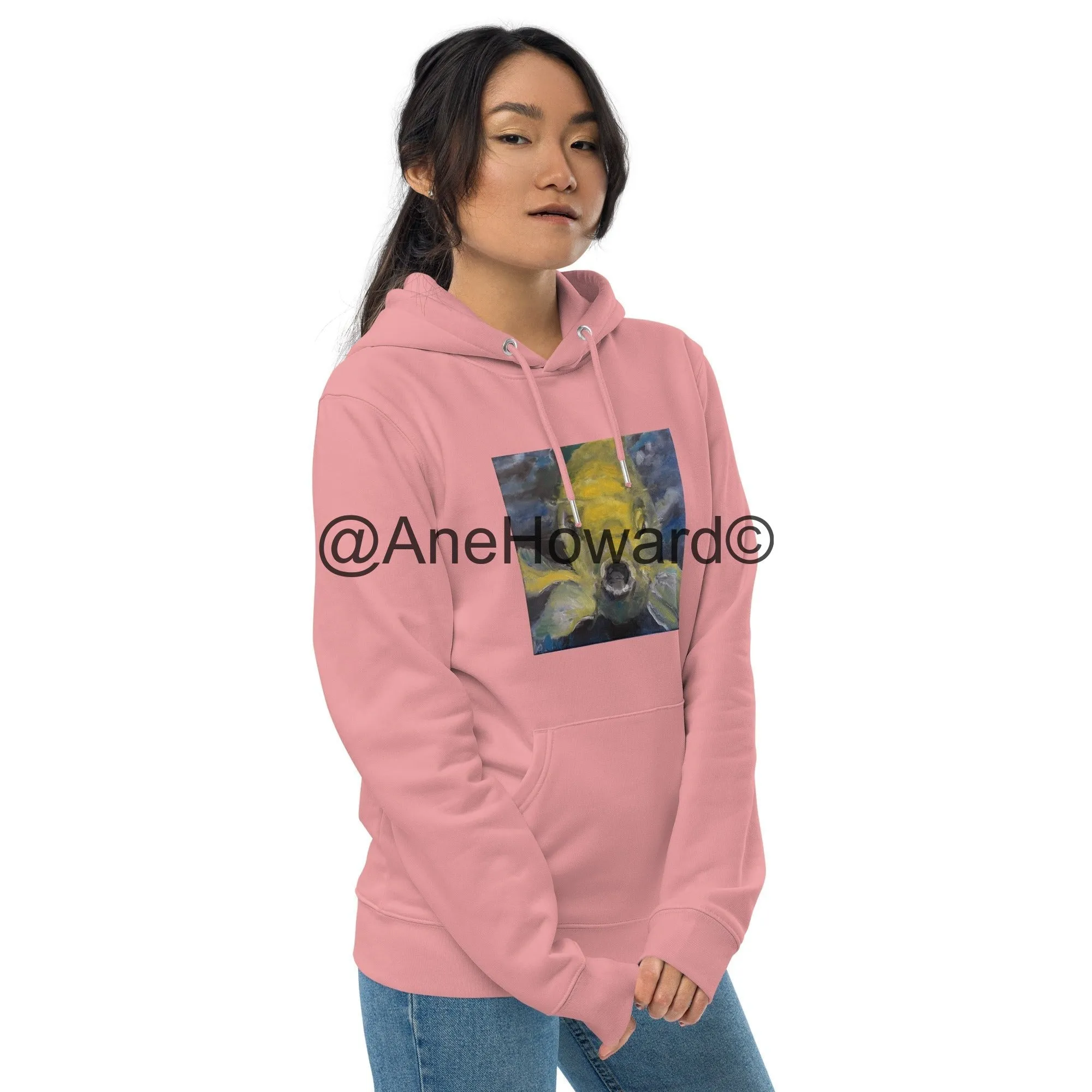 Unisex Organic Cotton Hoodie Charles the Koi