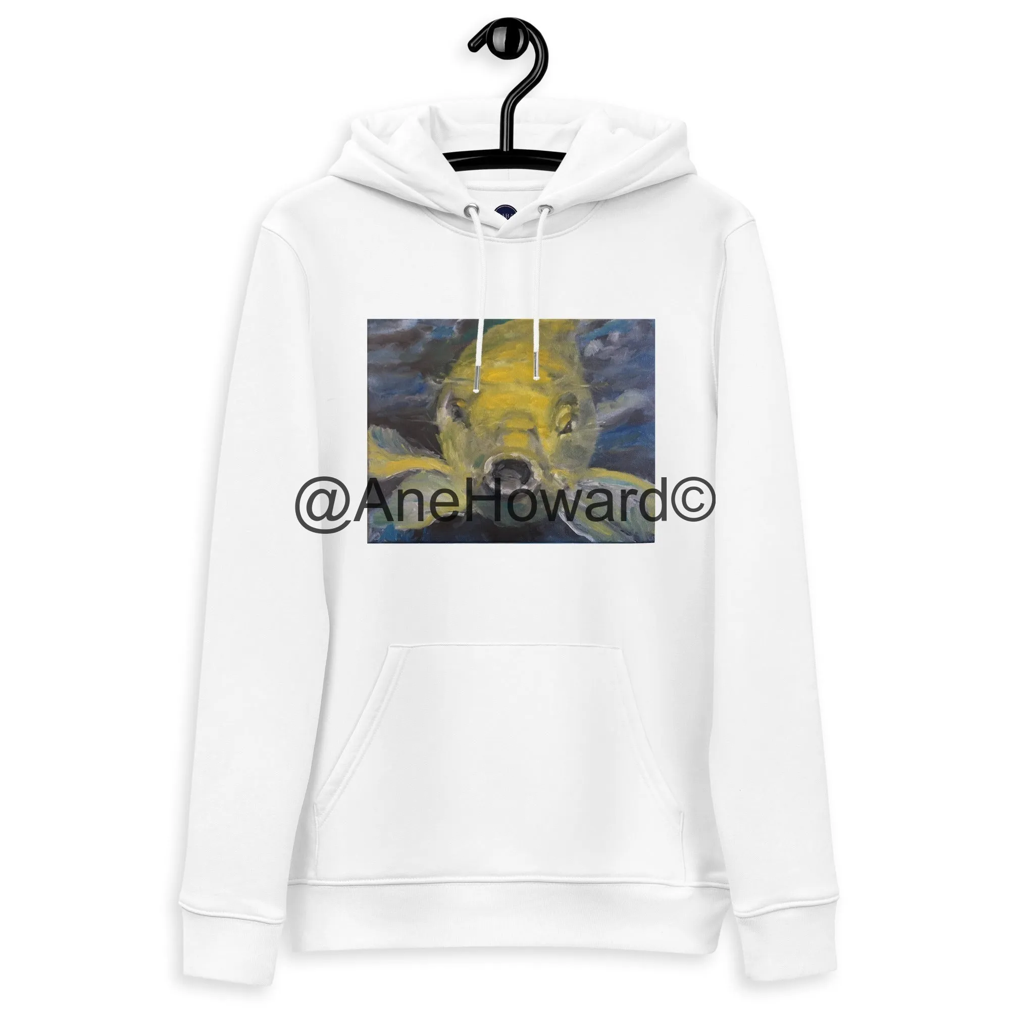 Unisex Organic Cotton Hoodie Charles the Koi
