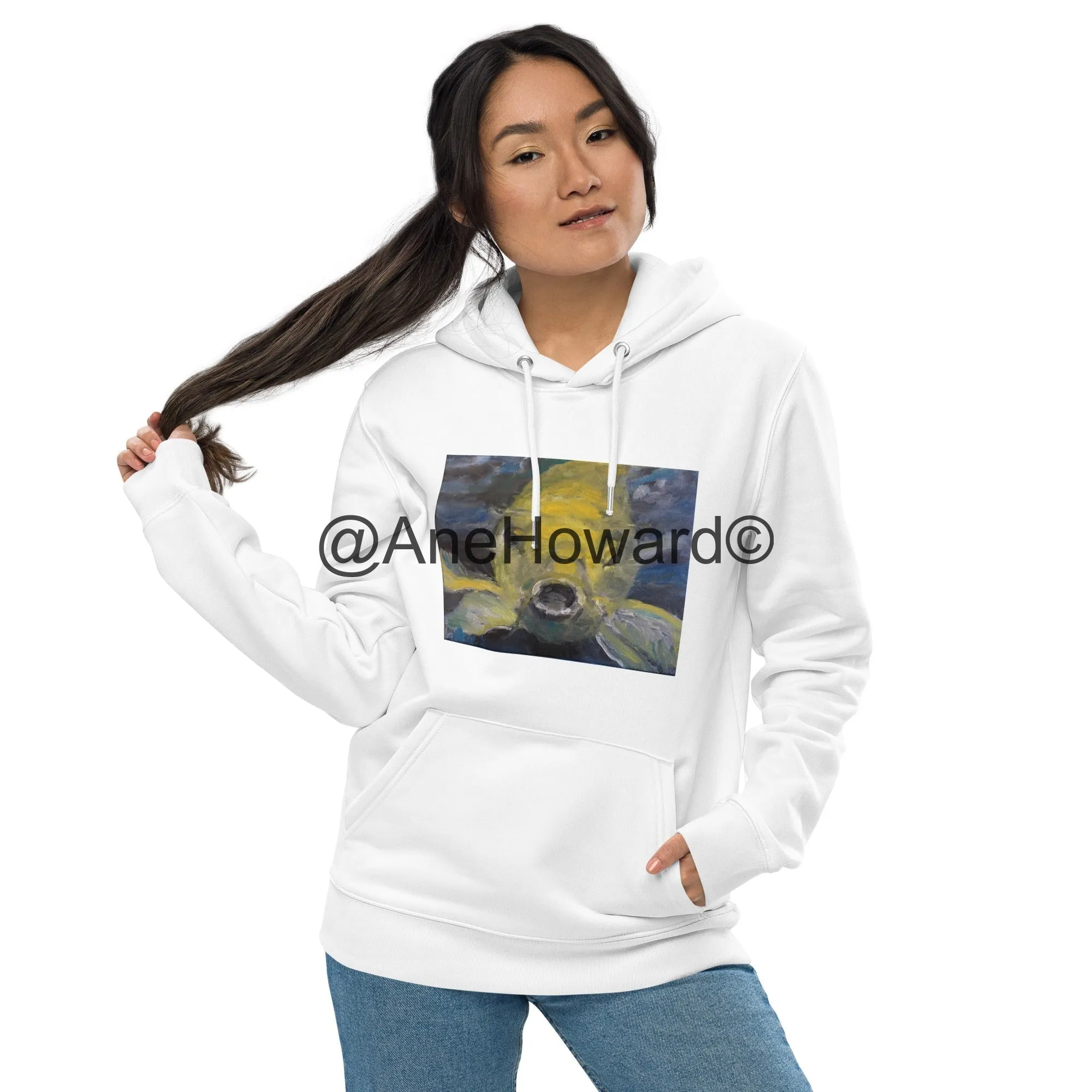 Unisex Organic Cotton Hoodie Charles the Koi