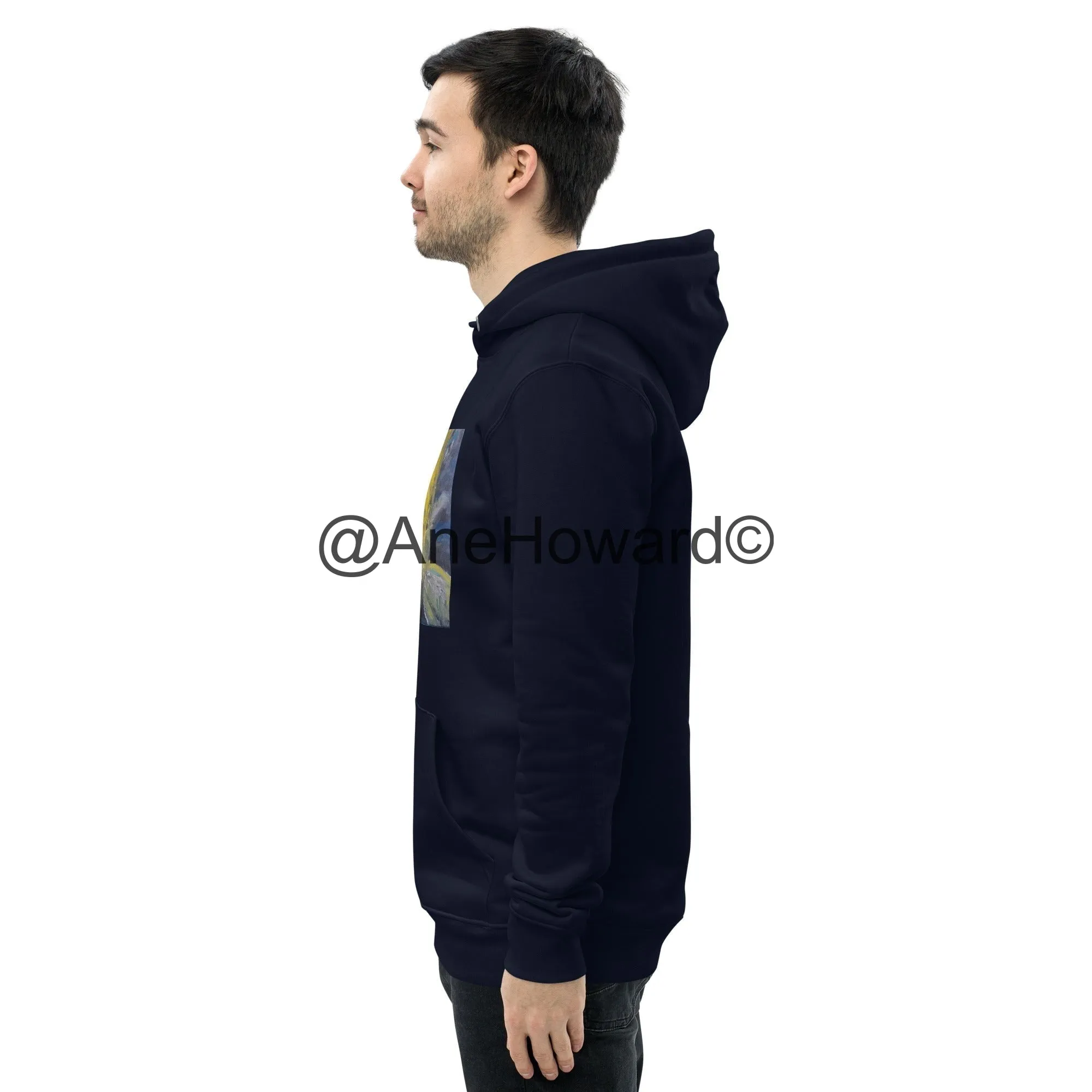 Unisex Organic Cotton Hoodie Charles the Koi