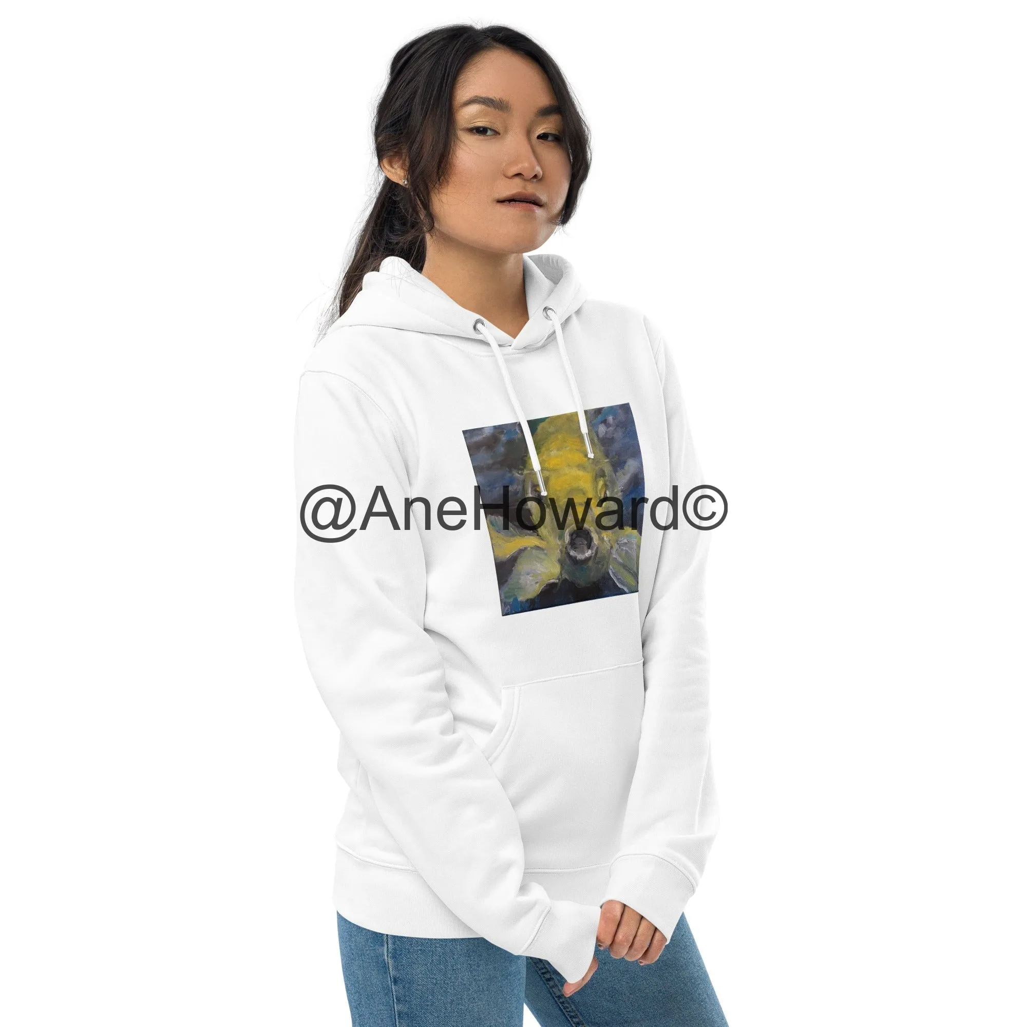 Unisex Organic Cotton Hoodie Charles the Koi