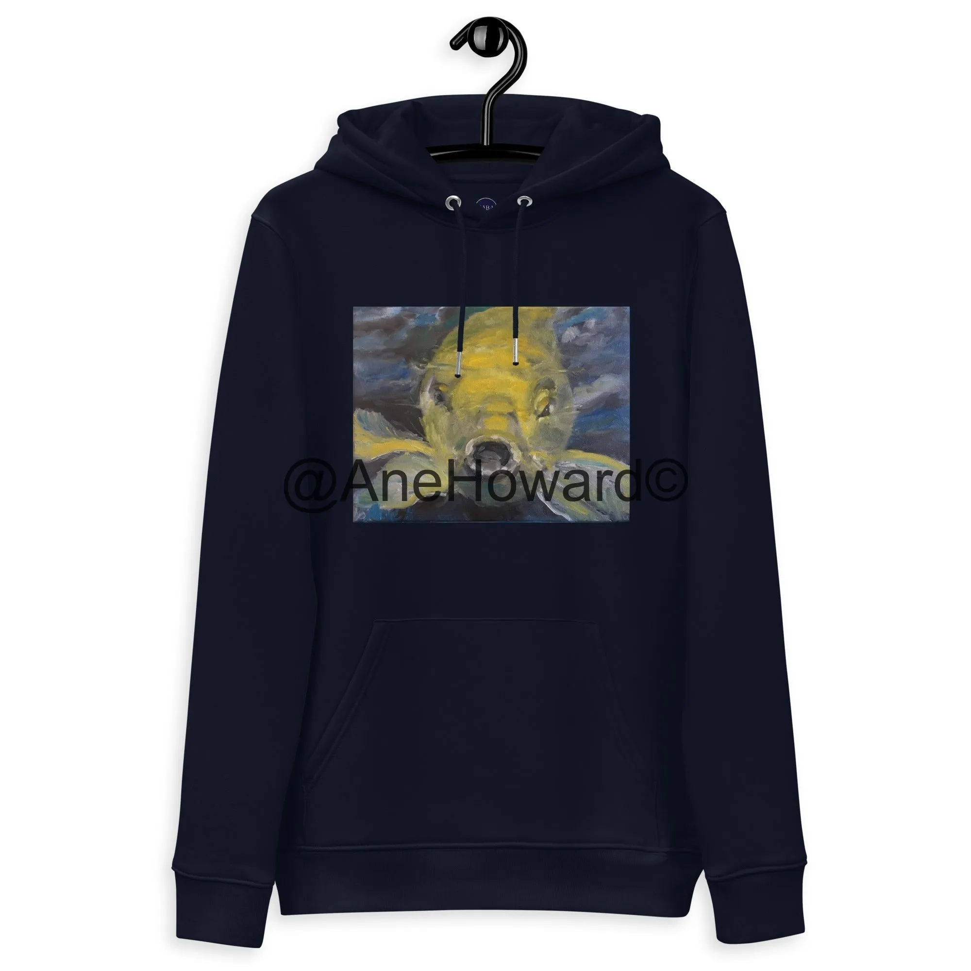 Unisex Organic Cotton Hoodie Charles the Koi