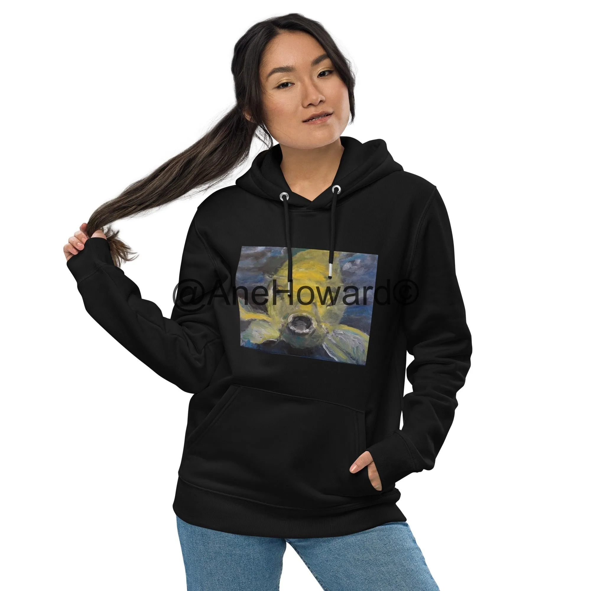 Unisex Organic Cotton Hoodie Charles the Koi