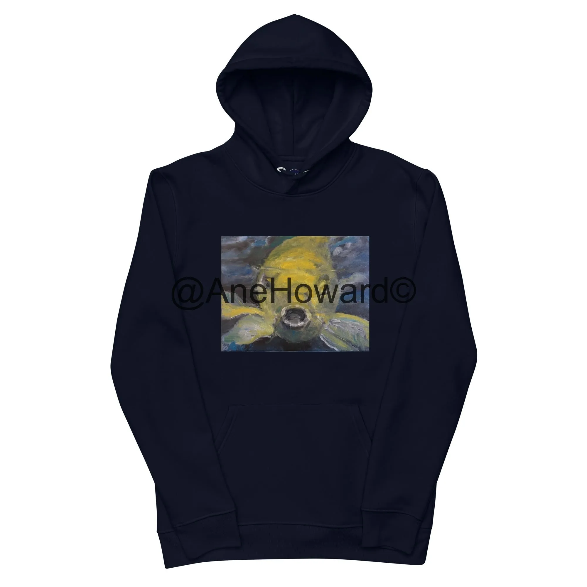 Unisex Organic Cotton Hoodie Charles the Koi