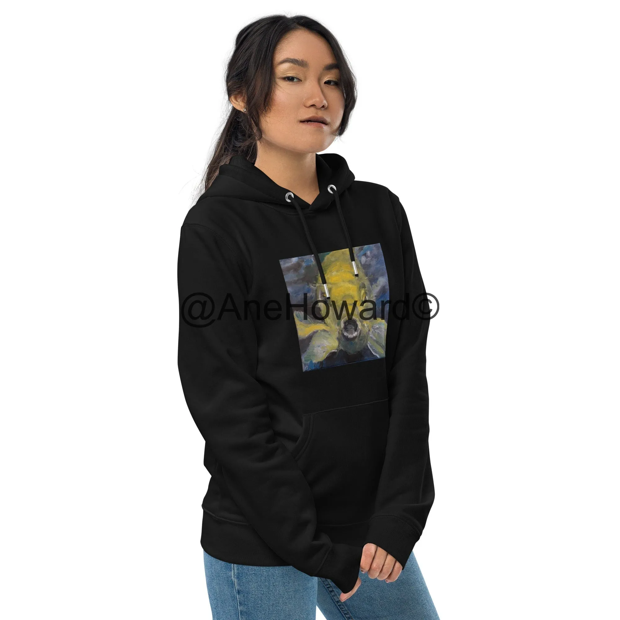Unisex Organic Cotton Hoodie Charles the Koi