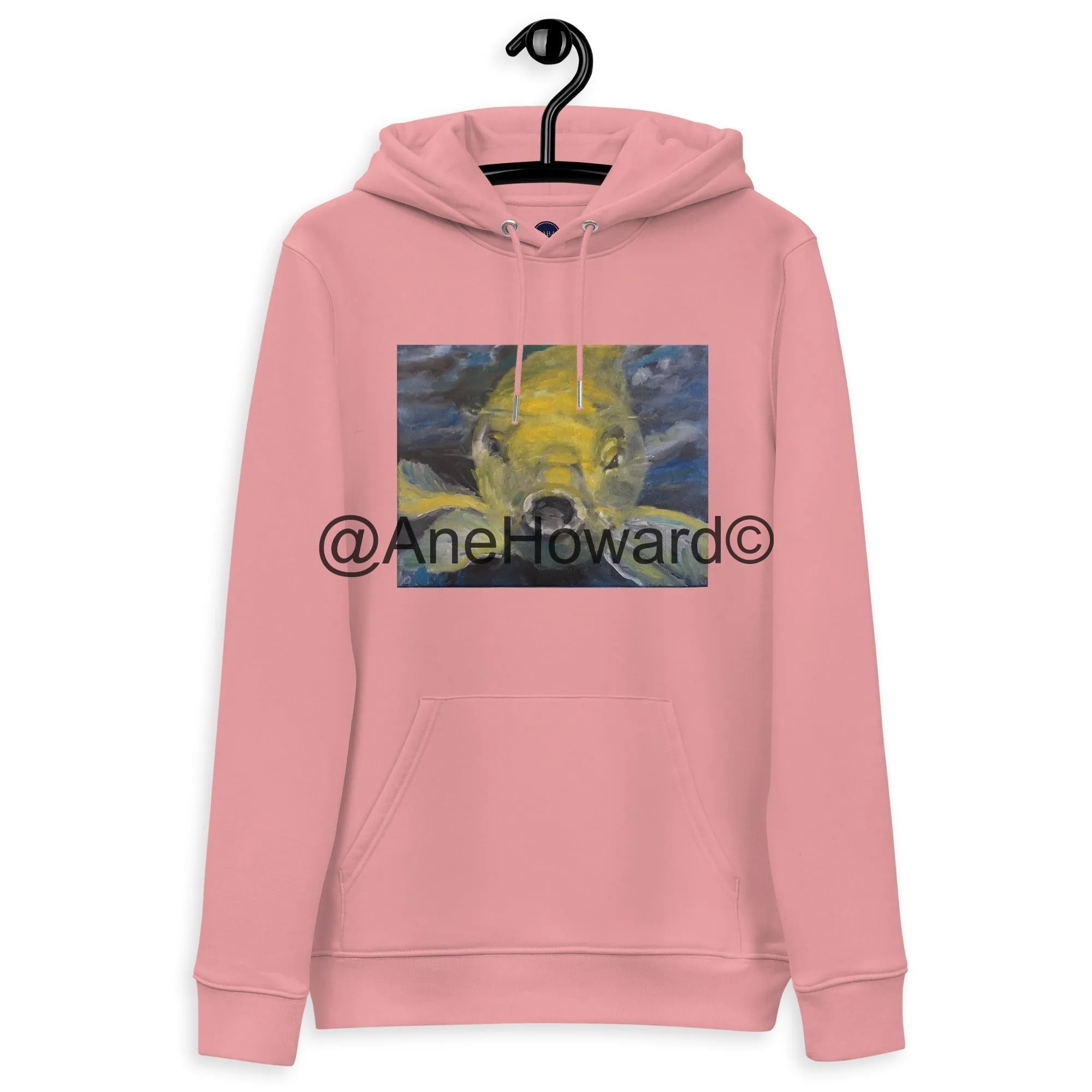 Unisex Organic Cotton Hoodie Charles the Koi