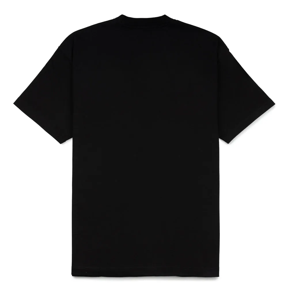University Script Tee | Black Gold
