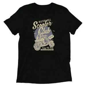 Watchill’n ‘Scooter Club’ Unisex Short Sleeve t-shirt (Creme/Grey)